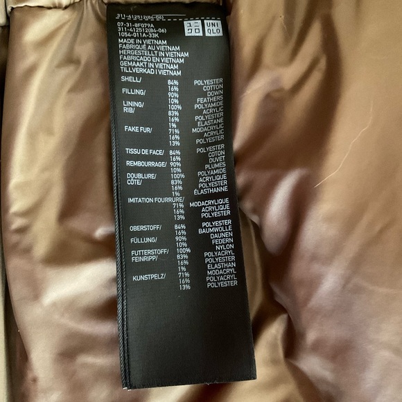 NWOT! Uniqlo Hybrid Down Jacket - M - Picture 12 of 12